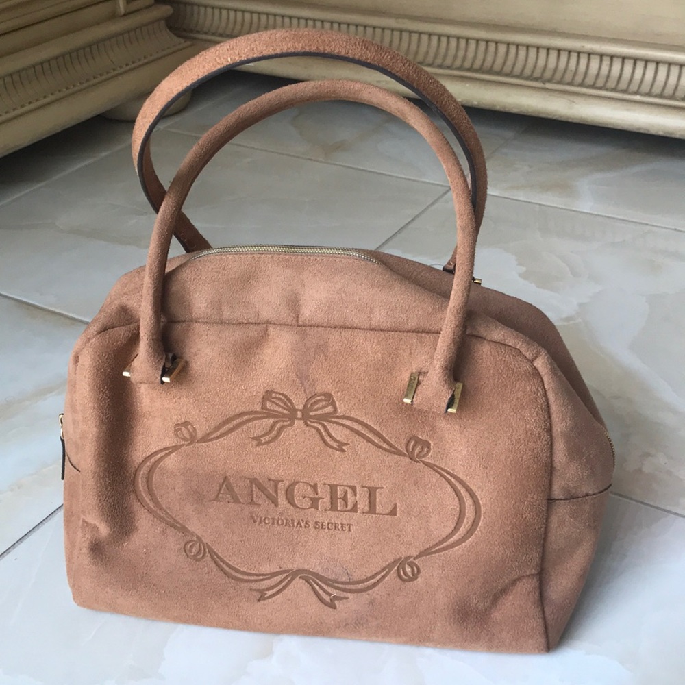 Light Brown Suede Victoria’s Secret ANGEL Purse